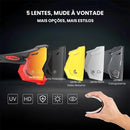 Óculos de Ciclismo 5 Lentes Fotocromático X-Tiger Modelo Phoenix™ (C02)