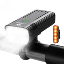 Farol de Bicicleta X-Tiger TurboLight 10000mAh com Power Bank - 12 LED