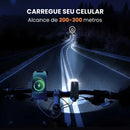 Farol de Bicicleta X-Tiger TurboLight 10000mAh com Power Bank - 12 LED