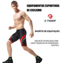 Bermuda de Ciclismo X-Tiger com Almofada de Gel Modelo Apexion™