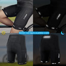 Bermuda de Ciclismo X-Tiger com Almofada de Gel Preto Modelo ProRide™