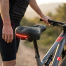 Selim de Bike Gel Vazado Premium Fita Refletiva MTB