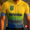 Camisa Ciclismo Brasil  Proteção UV 50+