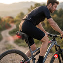 Selim de Bike Gel Vazado Premium Fita Refletiva MTB