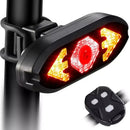 Lanterna Traseira para Bicicleta com Seta LED