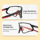 Óculos de Ciclismo Fotocromático e Polarizado Rockbros - Modelo AeroX