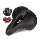 Selim de Bike Gel Vazado Premium Fita Refletiva MTB