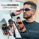 Óculos de Ciclismo 5 Lentes Polarizado Rockbros - Vision Pro™