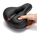 Selim de Bike Gel Vazado Premium Fita Refletiva MTB