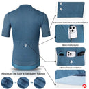 Camiseta de Ciclismo X-Tiger Poliamida e Elastano - Modelo Tiger Style