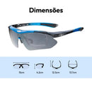 Óculos de Ciclismo 5 Lentes Polarizado Rockbros - Vision Pro™