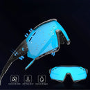 Óculos de Ciclismo 5 Lentes Fotocromático X-Tiger Modelo Fusion (C01)