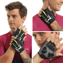 Luva de Ciclismo X-Tiger GripPro com Proteção de Impacto - Neon
