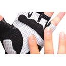 Luva de Ciclismo X-Tiger GripPro com Proteção de Impacto - Branco e Vermelho