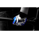 Luva de Ciclismo X-Tiger GripPro com Proteção de Impacto - Branco e Azul