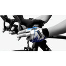 Luva de Ciclismo X-Tiger GripPro com Proteção de Impacto - Branco e Azul