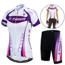 Conjunto de Ciclismo Feminino X-Tiger BellaRide™ – Camisa com Bretelle ou Bermuda