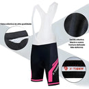 Conjunto de Ciclismo Feminino X-Tiger BellaRide™ – Camisa com Bretelle ou Bermuda
