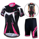 Conjunto de Ciclismo Feminino X-Tiger BellaRide™ – Camisa com Bretelle ou Bermuda