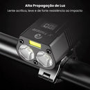 Farol de Bicicleta X-Tiger TurboLight 4000mAh com Power Bank