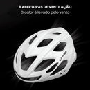 Capacete de Ciclismo X-Tiger Branco Modelo Titan™