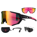 Óculos de Ciclismo 3 Lentes Fotocromático X-Tiger Modelo Vortex (C01)