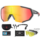 Óculos de Ciclismo 5 Lentes Fotocromático X-Tiger Modelo Spectrum™ (C02)