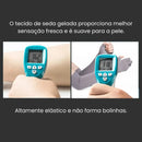 Par de Manguitos Unissex com Proteção Solar SportFashion Azul Cinza Preto